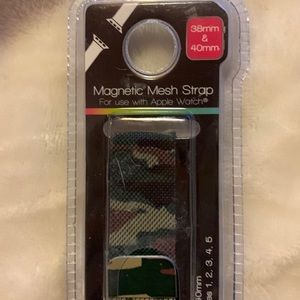 38 & 40 mm Magnetic Mesh Strap Camo print. Use with apple classic watch 1-5